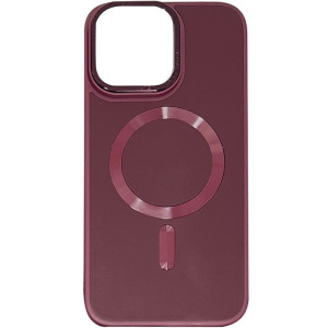 Шкіряний чохол Bonbon Leather Metal Style with Magnetic Safe на Apple iPhone 15 (6.1")