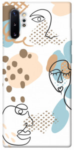 Чехол Face pattern для Galaxy Note 10+ (2019)