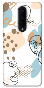 Чехол Face pattern для OnePlus 8