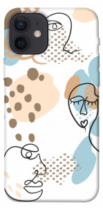 Чехол Face pattern для iPhone 12