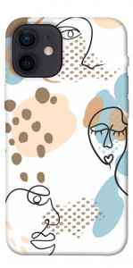 Чохол Face pattern для iPhone 12 mini