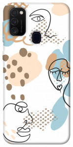 Чехол Face pattern для Samsung Galaxy M30s