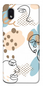 Чехол Face pattern для Samsung Galaxy M01 Core