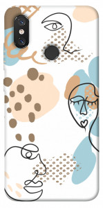Чехол Face pattern для Xiaomi Mi 8