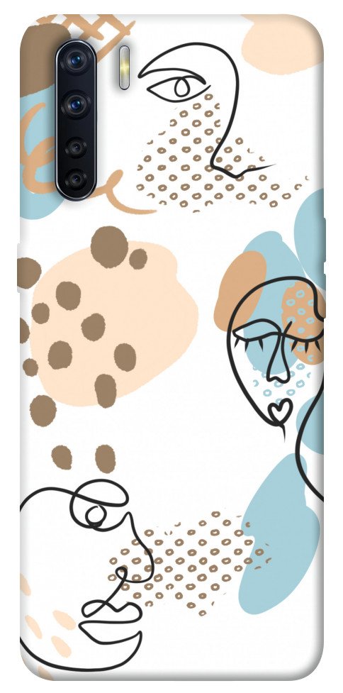 Чохол Face pattern для Oppo A91