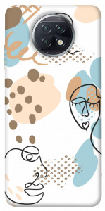 Чехол Face pattern для Xiaomi Redmi Note 9T