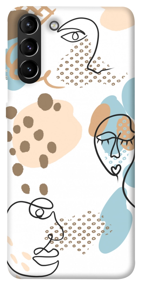 Чехол Face pattern для Galaxy S21+