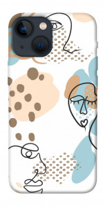 Чехол Face pattern для iPhone 13 mini