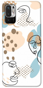 Чехол Face pattern для Xiaomi Redmi Note 10 5G