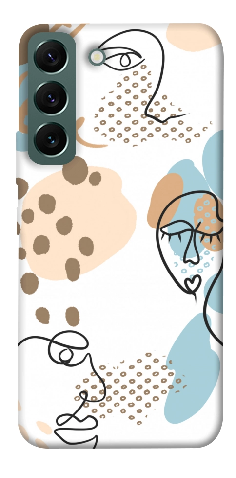 Чехол Face pattern для Galaxy S22