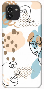 Чехол Face pattern для Galaxy A03