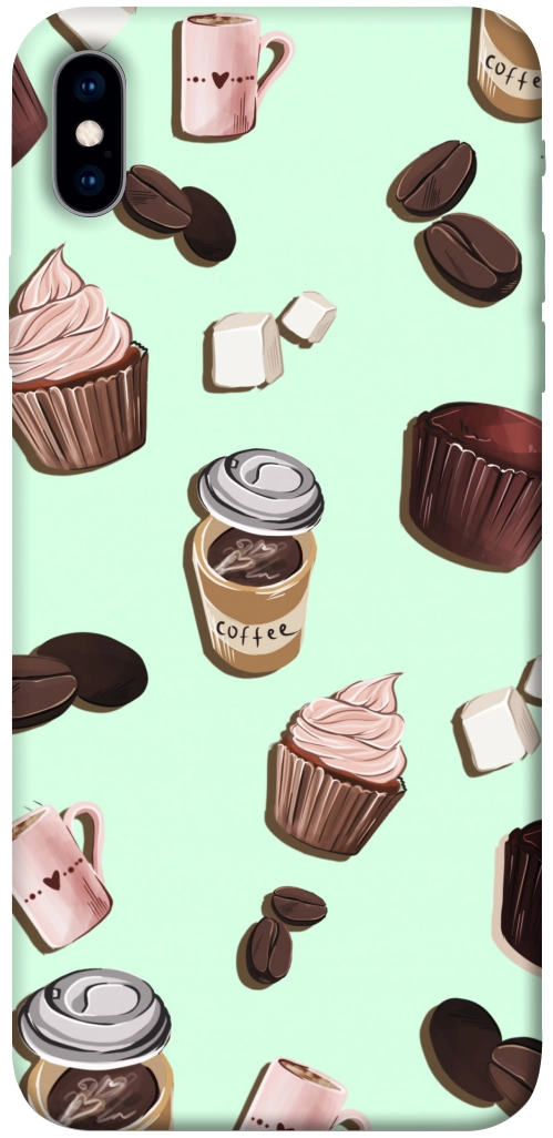 Чохол Coffee and sweets для iPhone XS Max