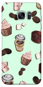 Чехол Coffee and sweets для Galaxy S7 Edge