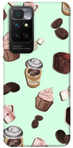 Чехол Coffee and sweets для Xiaomi Redmi 10