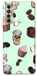 Чохол Coffee and sweets для TECNO Camon 17P