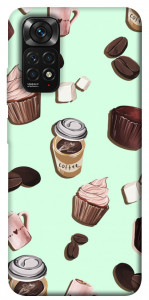 Чехол Coffee and sweets для Xiaomi Redmi Note 11 (Global)