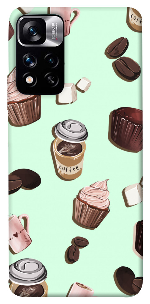 

Чехол Coffee and sweets для Xiaomi Redmi Note 11 5G 1411148