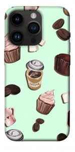 Чехол Coffee and sweets для iPhone 14 Pro