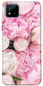 Чехол Pink peonies для Realme C20