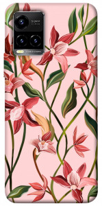 Чехол Floral motifs для Vivo Y33s