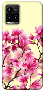Чехол Цветы сакуры для Vivo Y33s