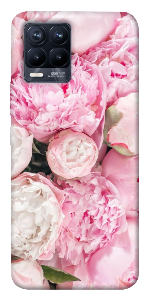 Чехол Pink peonies для Realme 8