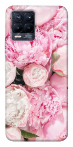 Чехол Pink peonies для Realme 8 Pro