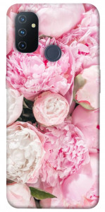 Чехол Pink peonies для OnePlus Nord N100