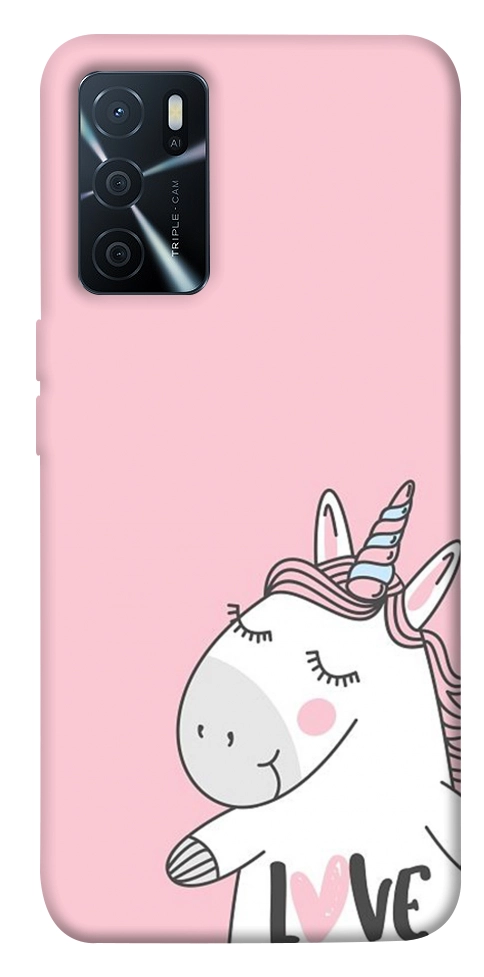 Чехол Unicorn love для Oppo A16