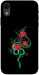 Чехол Snake in flowers для iPhone XR