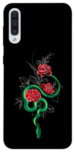 Чохол Snake in flowers для Samsung Galaxy A50s