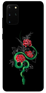 Чохол Snake in flowers для Galaxy S20 Plus (2020)