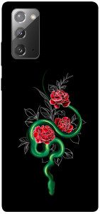 Чехол Snake in flowers для Galaxy Note 20