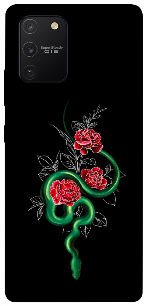 Чохол Snake in flowers для Galaxy S10 Lite (2020)