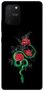 Чохол Snake in flowers для Galaxy S10 Lite (2020)