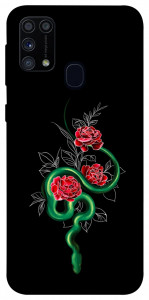 Чехол Snake in flowers для Galaxy M31 (2020)