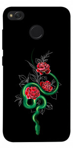 Чохол Snake in flowers для Xiaomi Redmi 4X