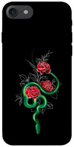 Чехол Snake in flowers для  iPhone 8 (4.7")