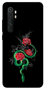 Чохол Snake in flowers для Xiaomi Mi Note 10 Lite