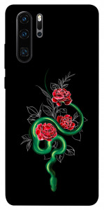 Чохол Snake in flowers для Huawei P30 Pro