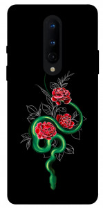 Чохол Snake in flowers для OnePlus 8