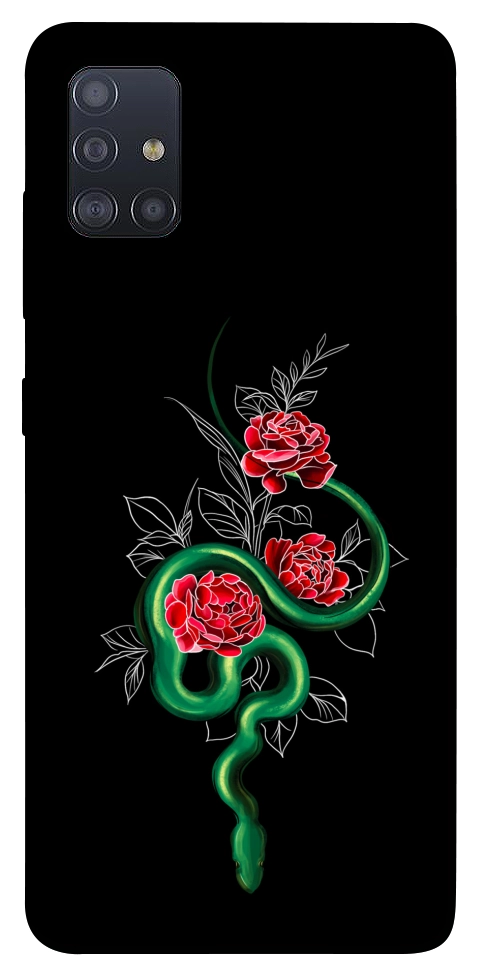 Чехол Snake in flowers для Galaxy M51