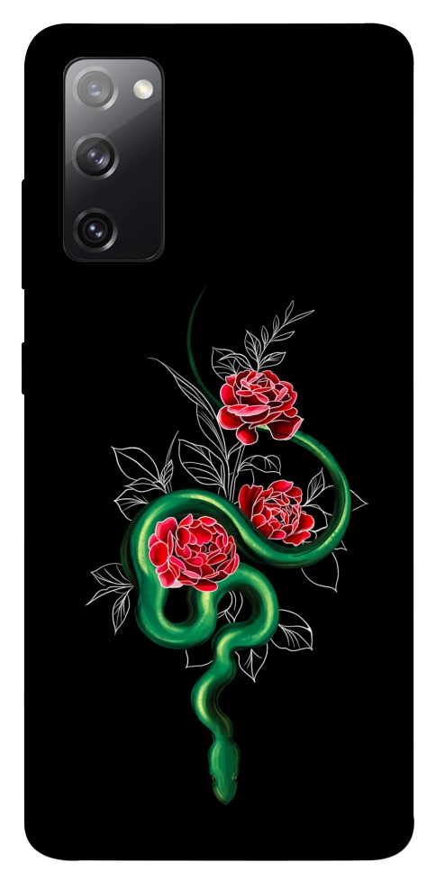 Чехол Snake in flowers для Galaxy S20 FE