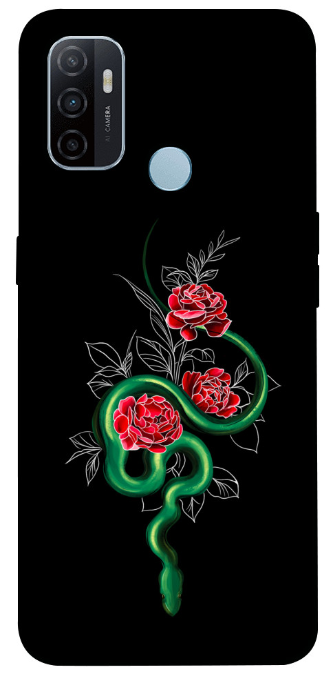 

Чехол Snake in flowers для Oppo A53 1423931