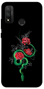 Чохол Snake in flowers для Huawei P Smart (2020)