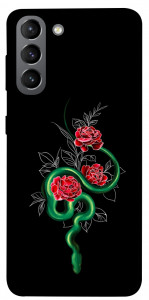 Чохол Snake in flowers для Galaxy S21