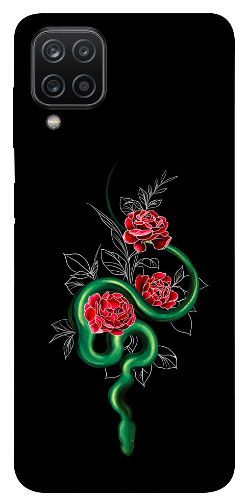 Чохол Snake in flowers для Galaxy A12