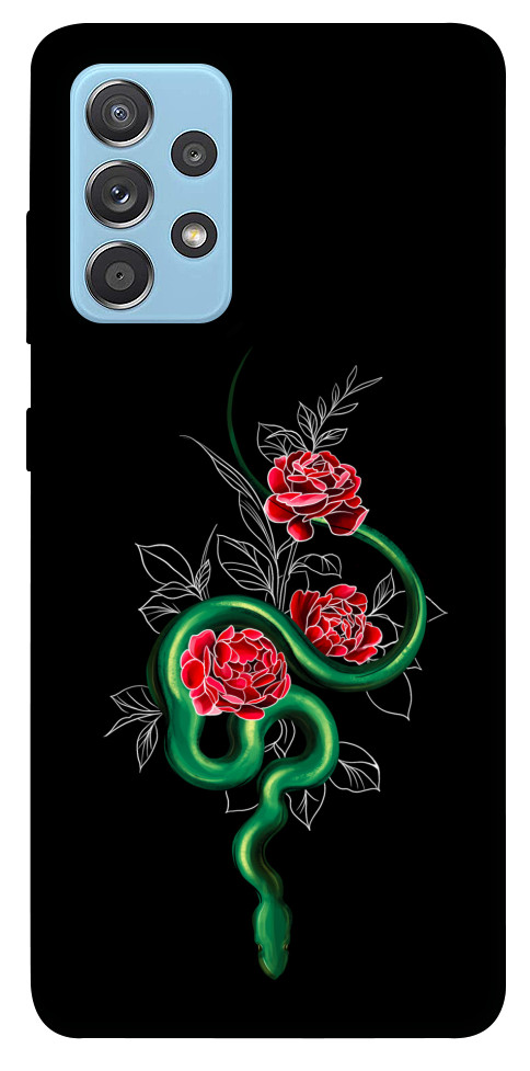 Чехол Snake in flowers для Galaxy A52