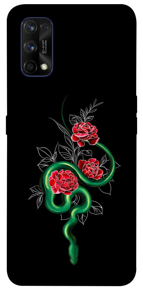 

Чохол Snake in flowers для Realme 7 Pro 1423958
