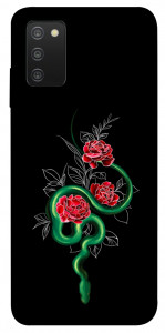 Чехол Snake in flowers для Galaxy A03s